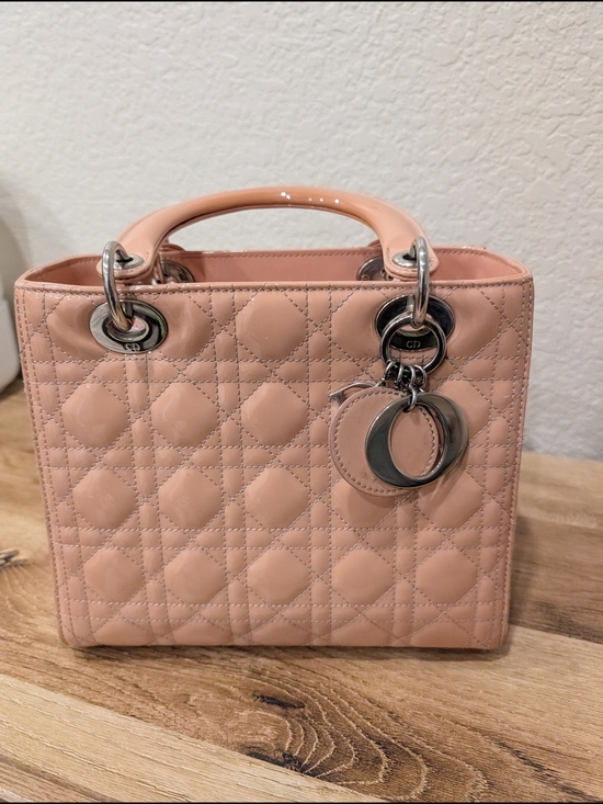 Dior Handbags - Dior Pink Quilted Lady Dior Top-Handle Satchel